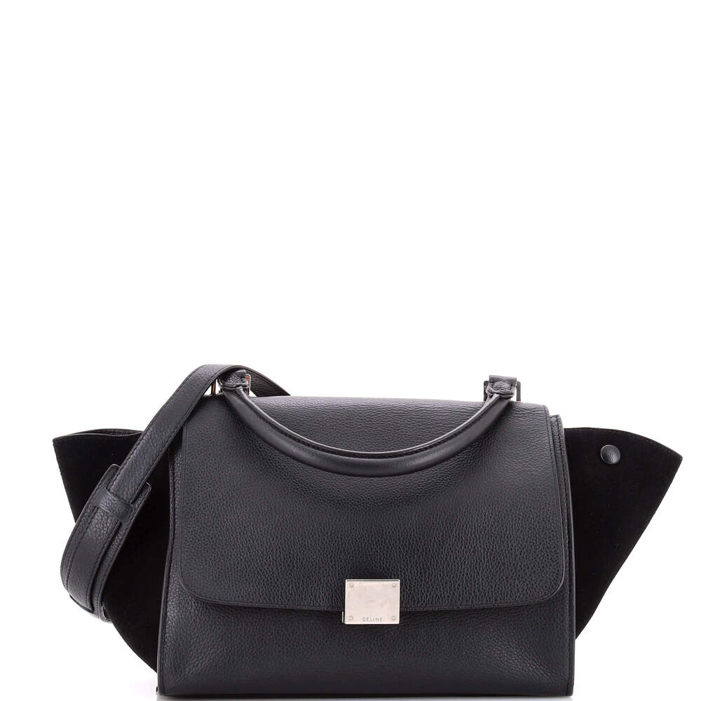Celine Trapeze Bag Leather Small #227068C10B